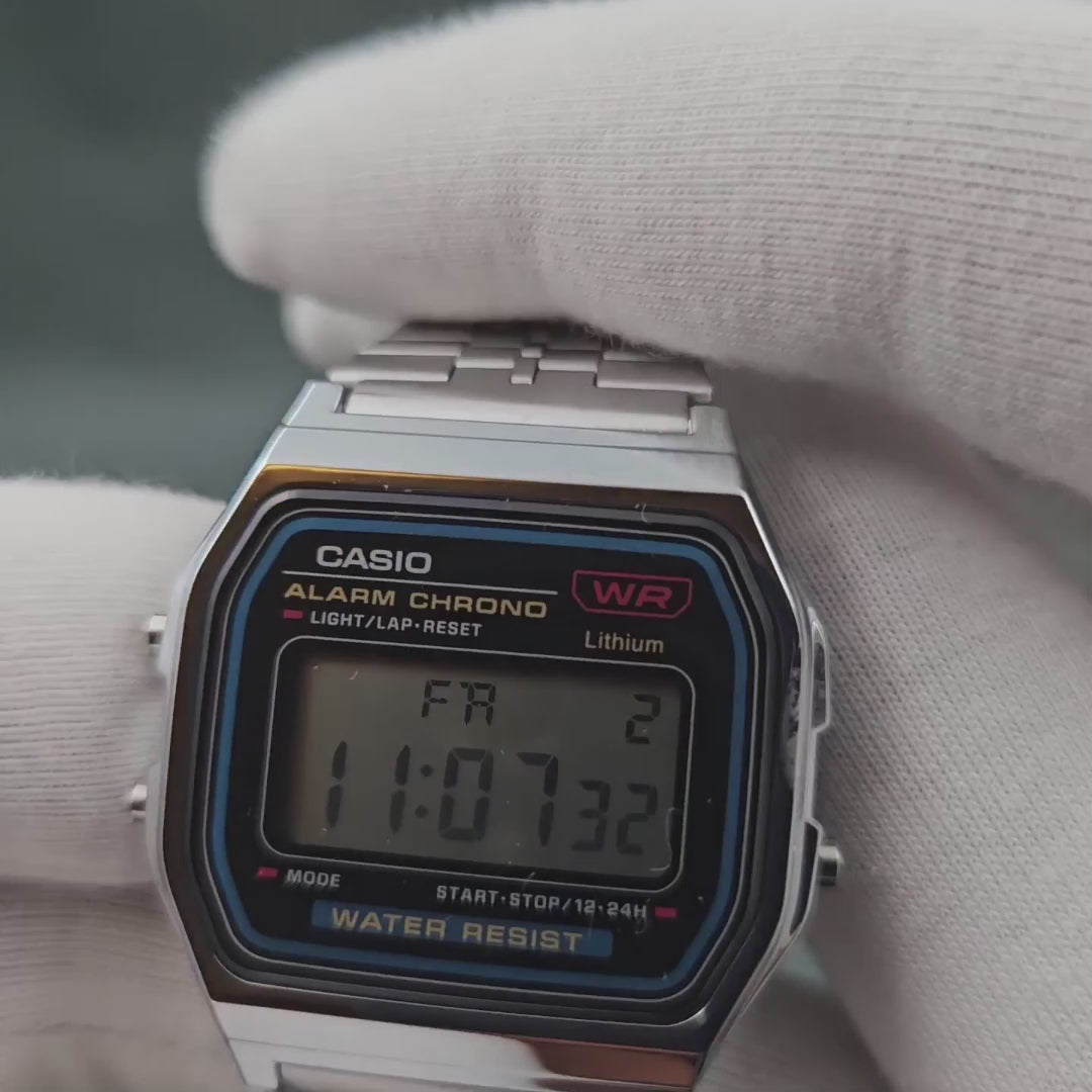 Ponsverus Vídeo Mídia Produto Relógio Casio Original Vintage Unissex A159
